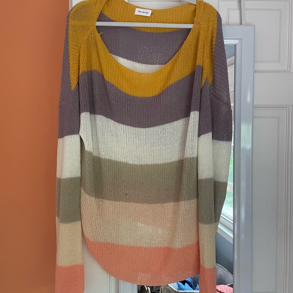 Bluivy Multicolor Striped Sweater